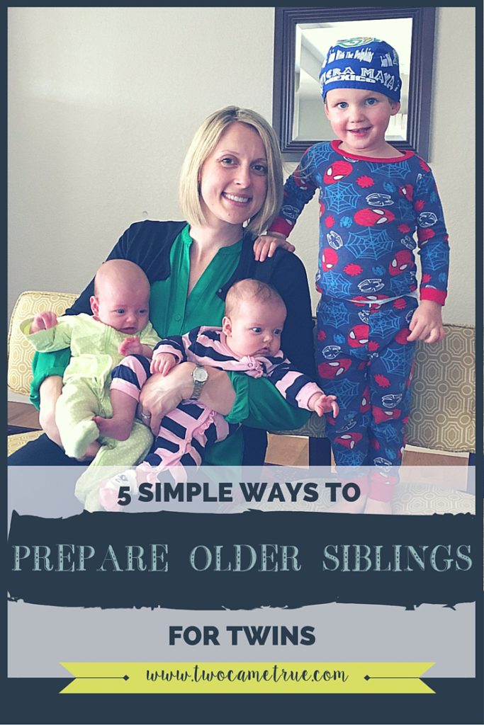 5 simple ways to prepare older siblings for twins