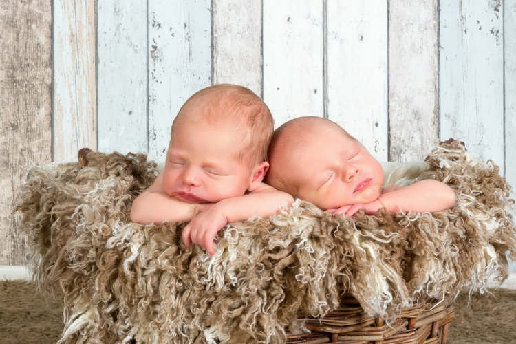 twins napping at the same time-