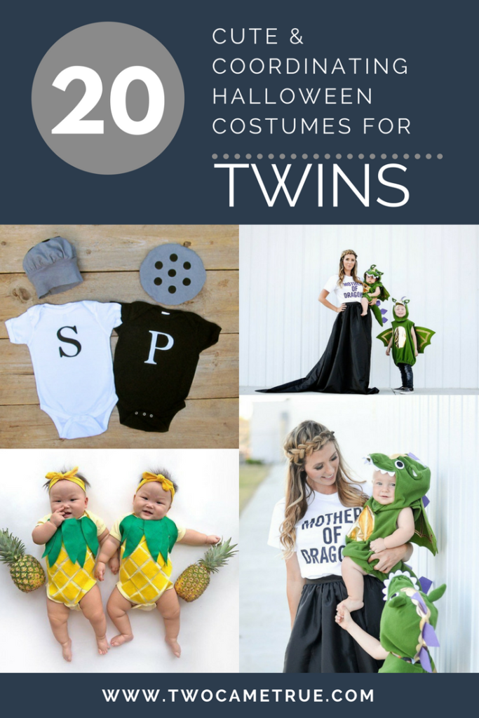 20 cute and coordinating halloween costumes for TWINS