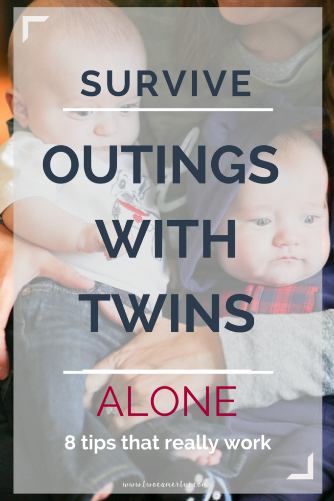 survive outings with twins alone